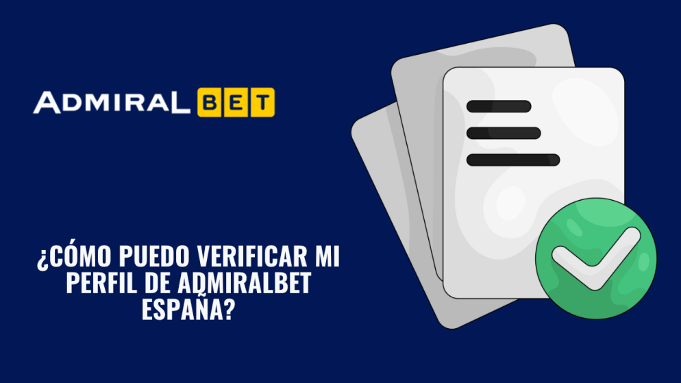 Verificación de perfil en Admiralbet