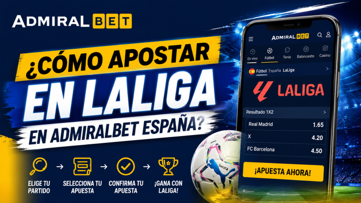 ¿Cómo apostar en LaLiga en AdmiralBet España?