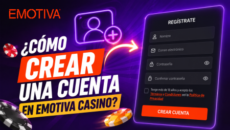 ¿Cómo crear una cuenta en Emotiva Casino?