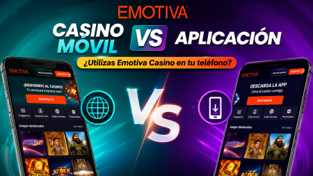 Casino móvil vs. aplicación: ¿utilizas Emotiva Casino en tu teléfono?